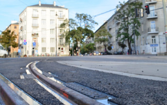 Kręcą film. Stalowa zamknięta dla tramwajów