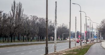Nowe latarnie przy Jagiellońskiej
