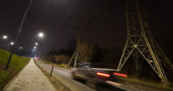 Nowe latarnie na Golędzinowie